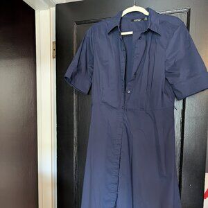 Lauren Ralph Lauren Petite Cotton-Blend Shirtdress
